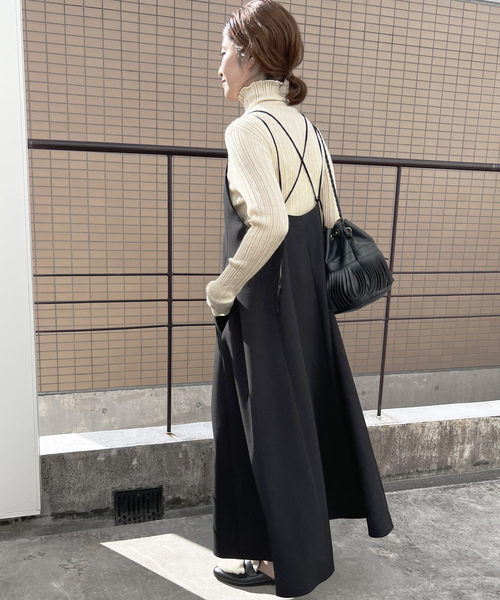 「Spick & Span」 サロペットスカート 36 ブラウン レディース_画像8