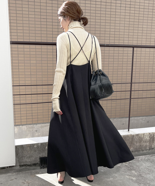 「Spick & Span」 サロペットスカート 36 ブラウン レディース_画像9