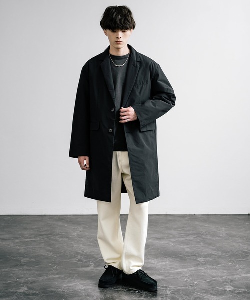 Audience（オーディエンス） チェスターコート L キャメル メンズ