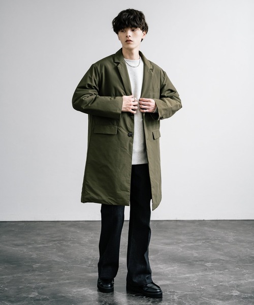 Audience（オーディエンス） チェスターコート L キャメル メンズ