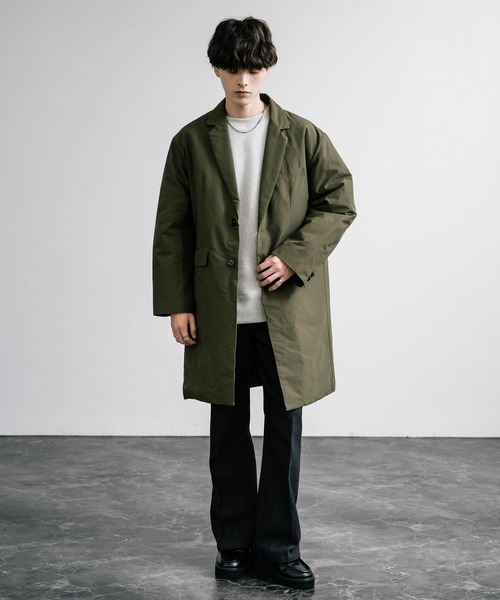 Audience（オーディエンス） チェスターコート L キャメル メンズ