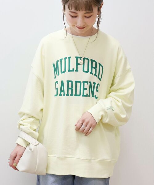 「AMERICAN HOLIC」 スウェットカットソー FREE ネイビー レディース_画像2