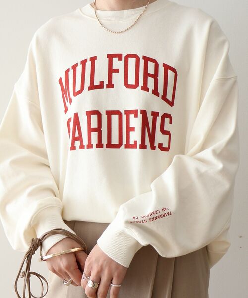 「AMERICAN HOLIC」 スウェットカットソー FREE ネイビー レディース_画像4