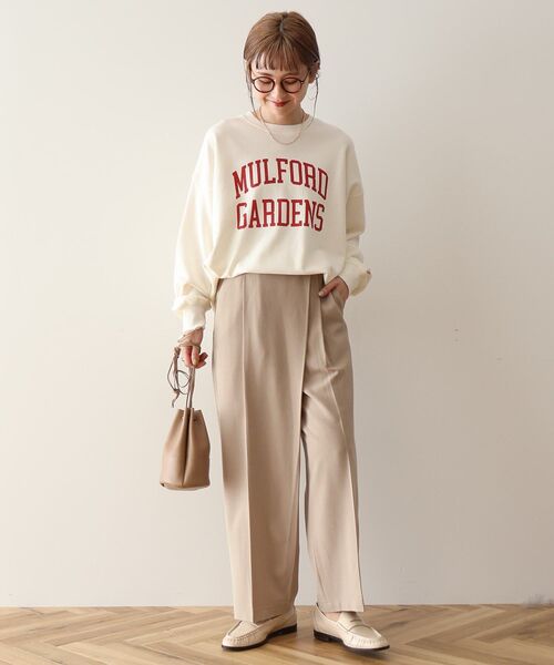 「AMERICAN HOLIC」 スウェットカットソー FREE ネイビー レディース_画像6