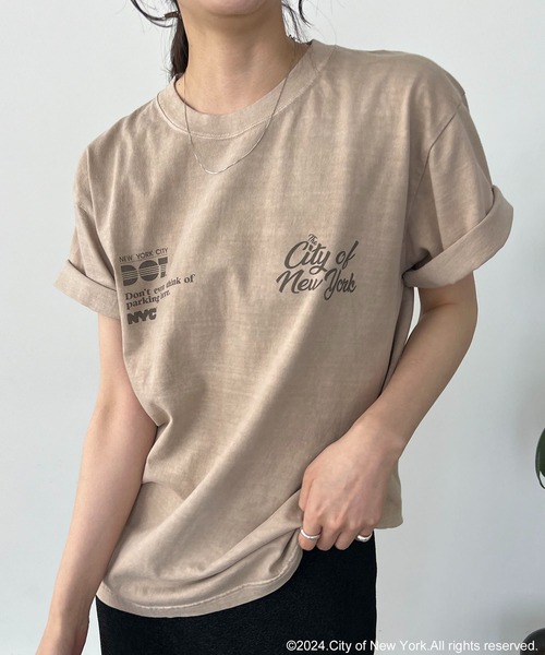 「GOOD ROCK SPEED」 半袖Tシャツ FREE ベージュ レディース_画像2