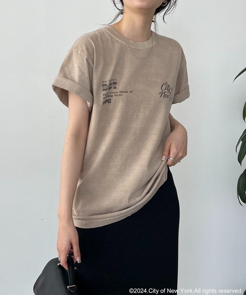 「GOOD ROCK SPEED」 半袖Tシャツ FREE ベージュ レディース_画像8