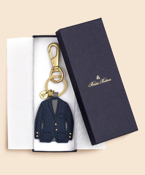 BROOKS BROTHERS（ブルックスブラザーズ） キーホルダー カウレザー