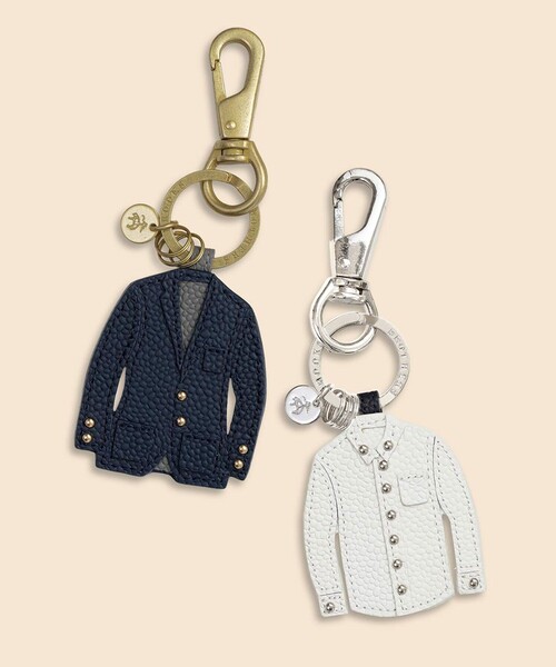 BROOKS BROTHERS（ブルックスブラザーズ） キーホルダー カウレザー