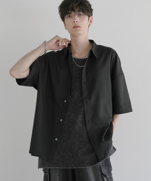 「LILL」 長袖シャツ L ブラック メンズ_画像2