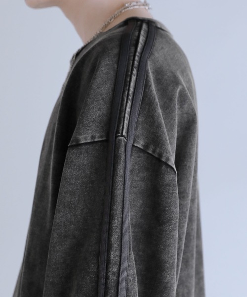 「LILL」 長袖Tシャツ M チャコール メンズ_画像7