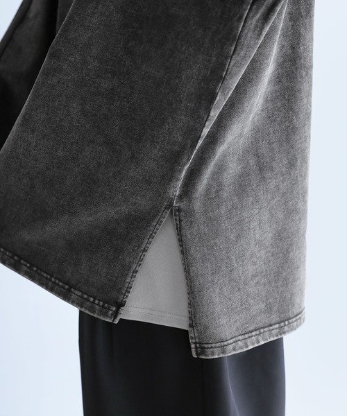 「LILL」 長袖Tシャツ M チャコール メンズ_画像9