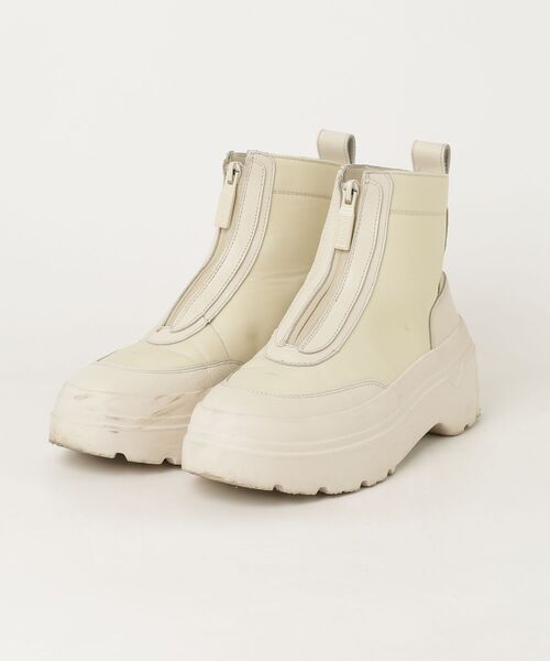 HUNTER ホワイト ショートブーツ HUNTER（ハンター） ショートブーツ - ホワイト レディース : ZOZOTOWN