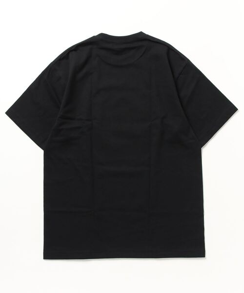 「A BATHING APE」 半袖Tシャツ - ブラック×レッド メンズ_画像2