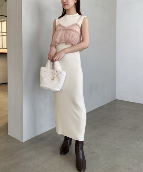 SNIDEL（スナイデル） コンビワンピース ONE SIZE ブラック レディース