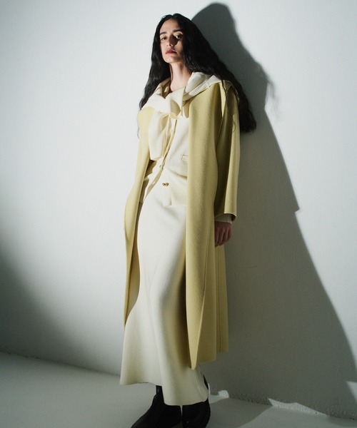 「allureville」 ニットスカート 2 ブルー レディース_画像6