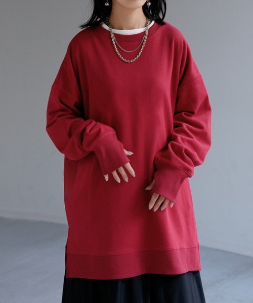 「HUG.U」 スウェットカットソー FREE ベージュ系その他 レディース_画像3