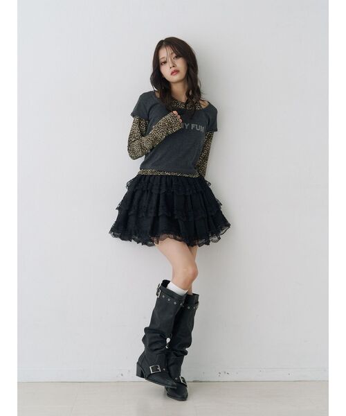 jouetie（ジュエティ） tシャツ レイヤードライクホルターネック
