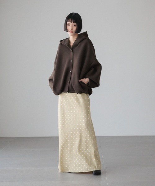 ローリーズファーム ダンボールフードブルゾン ブラウン LOWRYS FARM｜ダンボールフードブルゾン | Rakuten Fashion(楽天
