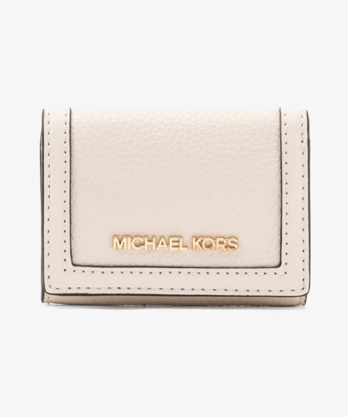 新品未使用品　マイケルコース　折り財布　ベージュ MICHAEL KORS（マイケルコース） 財布 FREE ベージュ レディース
