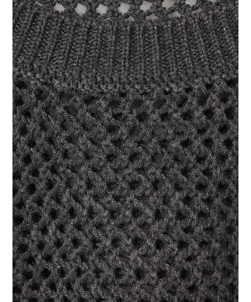 「mizuiroind」 長袖ニット FREE チャコールグレー レディース_画像6