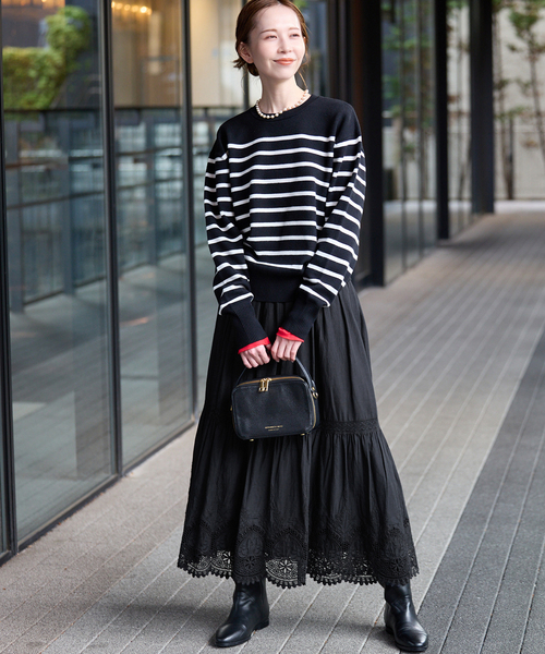 SLOBE IENA（スローブイエナ） スカート 「WEB限定/追加」コットン