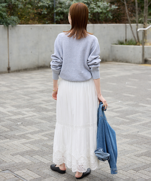 SLOBE IENA（スローブイエナ） スカート 「WEB限定/追加」コットン