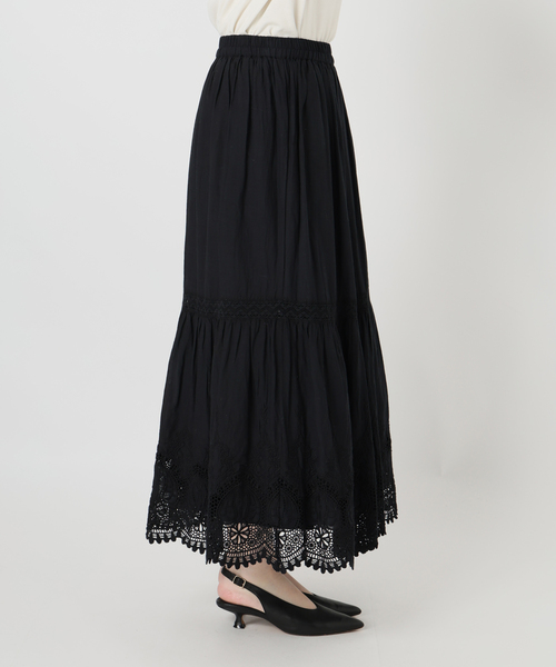 SLOBE IENA（スローブイエナ） スカート 「WEB限定/追加」コットン