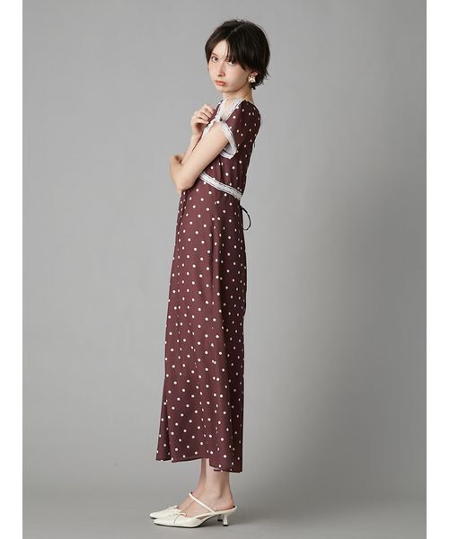 LILY BROWN（リリーブラウン） ワンピース 半袖 ロマンティックレース