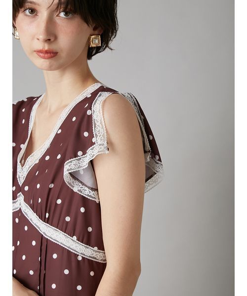 LILY BROWN（リリーブラウン） ワンピース ロマンティックレーストリム