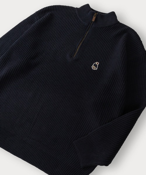 「Red Cap Girl」 長袖ニット M ベージュ メンズ_画像2