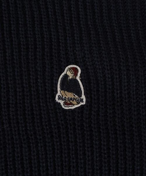 「Red Cap Girl」 長袖ニット M ベージュ メンズ_画像9