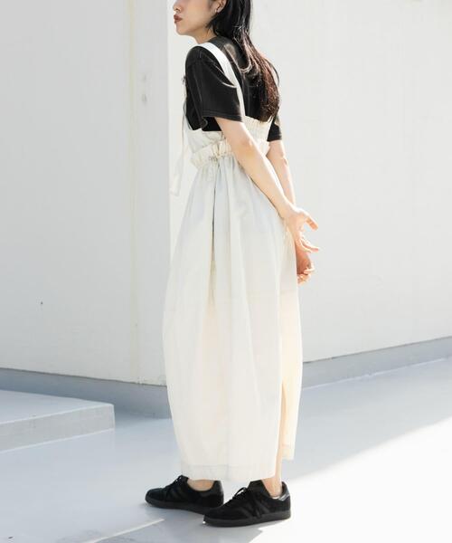 「KBF」 サロペットスカート ONE グレー レディース_画像5