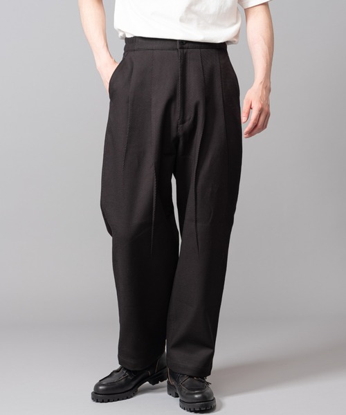 「MR.OLIVE」 スラックス MEDIUM ブラック メンズ_画像8