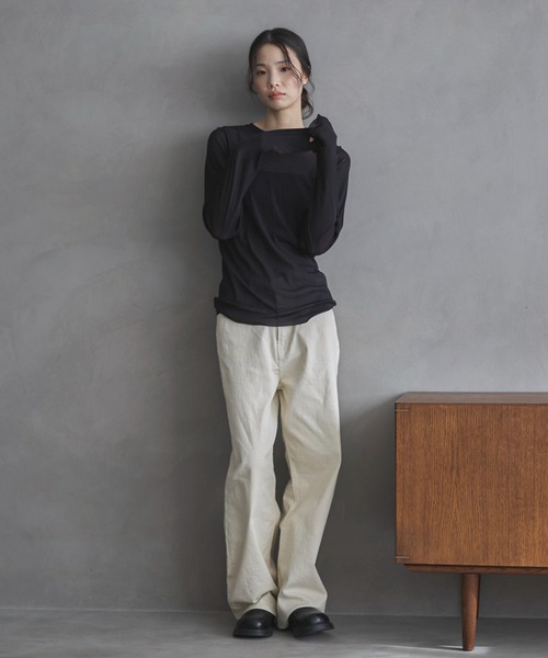 feepur（フェピュール） tシャツ クルーネックシアートップス