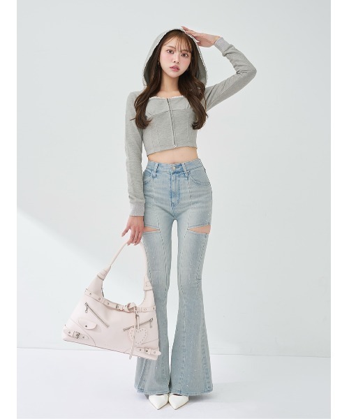 Darich（ダーリッチ） セットアップ レースドッキングスウェット