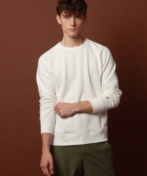 「DRESSTERIOR」 スウェットカットソー 92 ホワイト メンズ_画像7