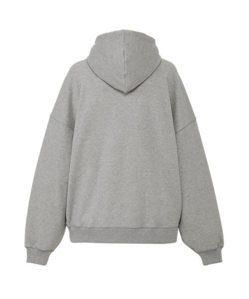 Onitsuka Tiger パーカー　スウェット　フード　刺繍　グレー　S Onitsuka Tiger（オニツカタイガー） パーカー ZIP-UP SWEAT HOODIE