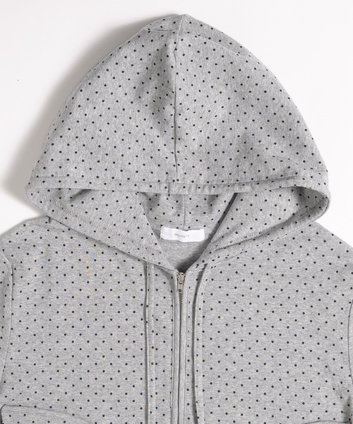 MUHET（ミュエータ） パーカー zip-up long tee hoodie / ジップアップ