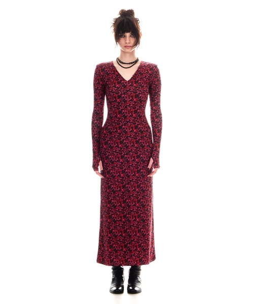 BEEDEN ワンピース STRETCH FIT LONG DRESS : ZOZOTOWN Yahoo!店 