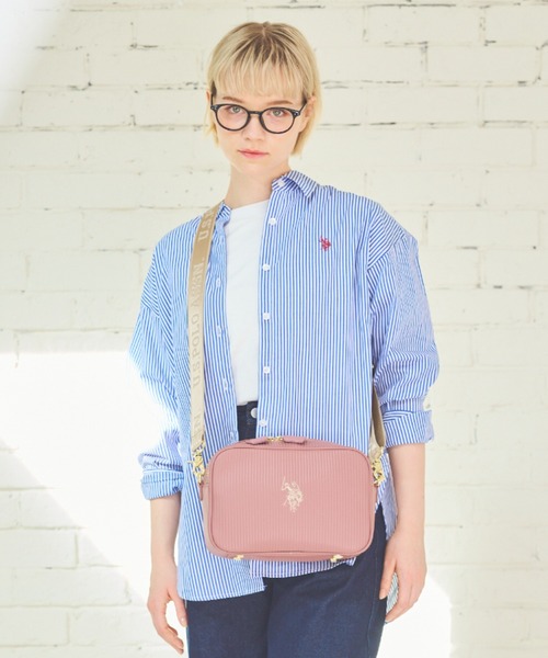 「U.S. POLO ASSN.」 ショルダーバッグ FREE ブラック レディース