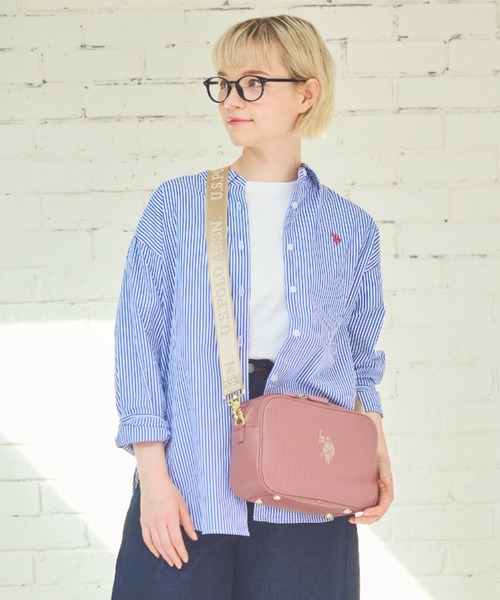 「U.S. POLO ASSN.」 ショルダーバッグ FREE ブラック レディース