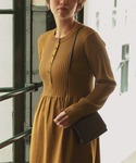 「titivate」 ニットワンピース M ブ...の詳細画像2
