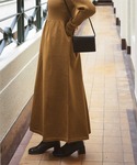 「titivate」 ニットワンピース M ブ...の詳細画像4