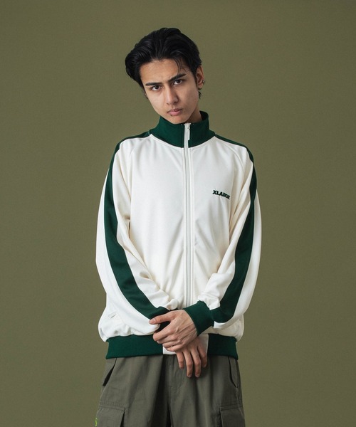 「XLARGE」 ジャージブルゾン M ブルー メンズ_画像3