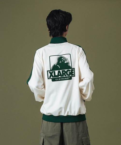 「XLARGE」 ジャージブルゾン M ブルー メンズ_画像4