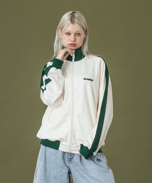 「XLARGE」 ジャージブルゾン M ブルー メンズ_画像6