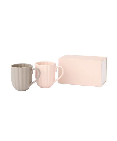 カップ　2つセット Francfranc（フランフラン） 食器 GS ペアマグ フラワー ギフト