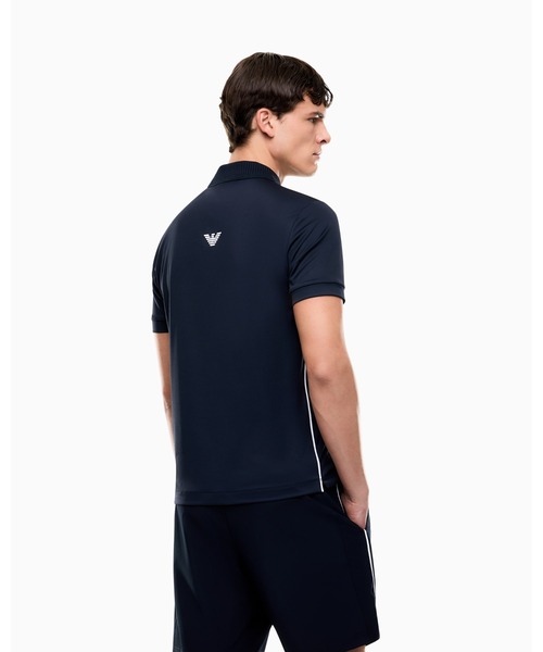 ポロシャツ 「エンポリオ アルマーニ EA7」Tennis Pro ポロシャツ VENTUS7テクニカルファブリック メンズ