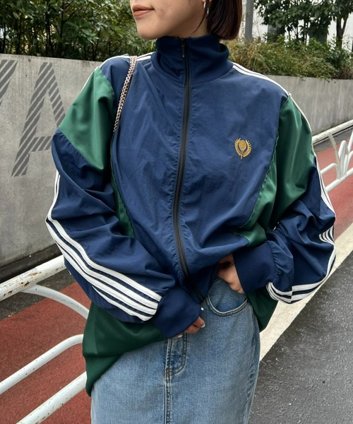 「etsinta」 ジャージブルゾン ONE SIZE ブラウン レディース_画像5