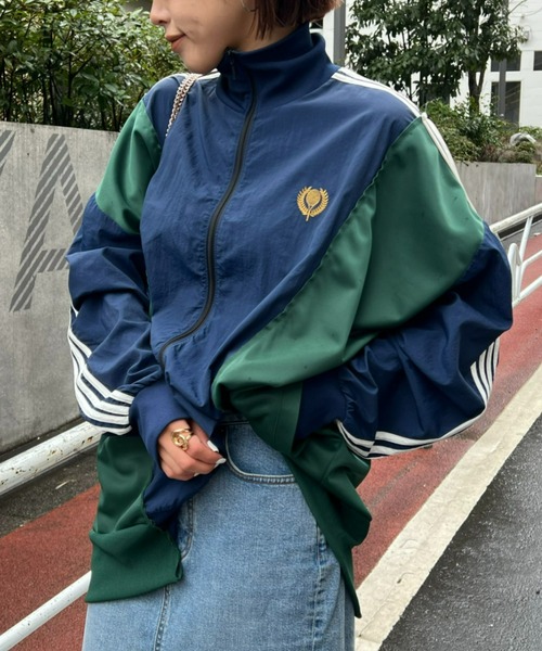 「etsinta」 ジャージブルゾン ONE SIZE ブラウン レディース_画像7